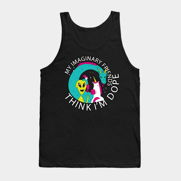 Imaginary Friends Tank Top by Safdesignx